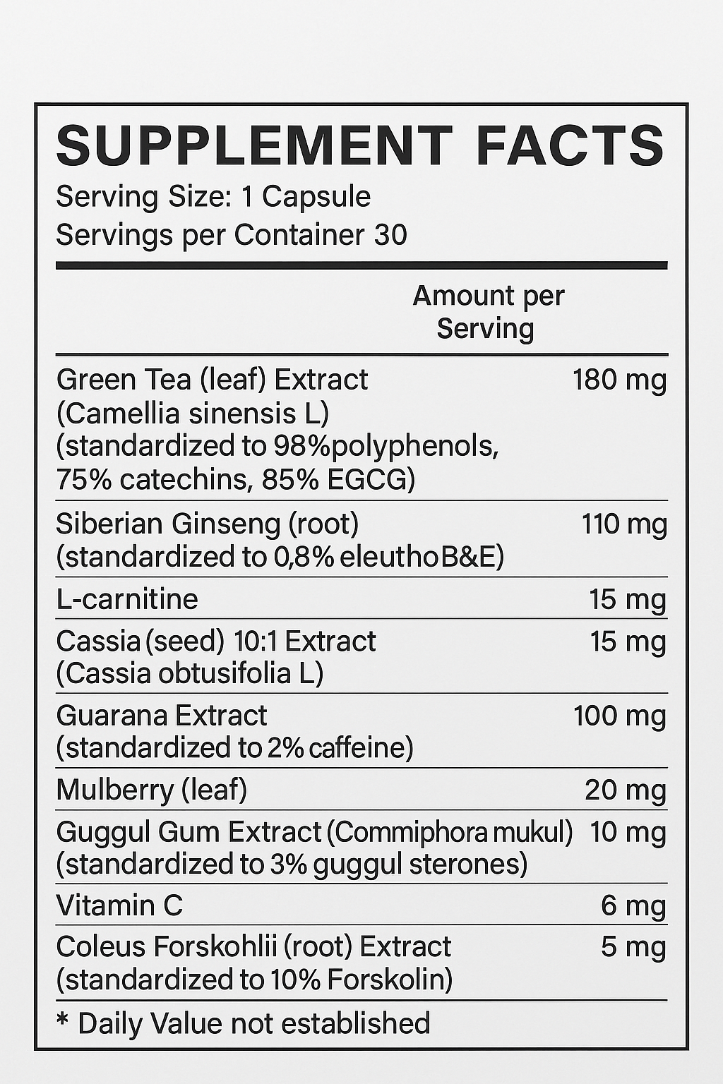 NITROFIT QUEMADOR DE GRASA