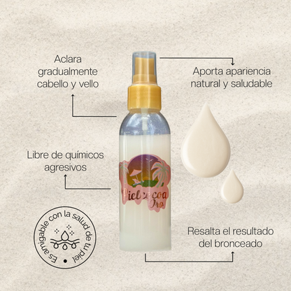 PIEL COCOA ORO ACLARADOR DE VELLOS